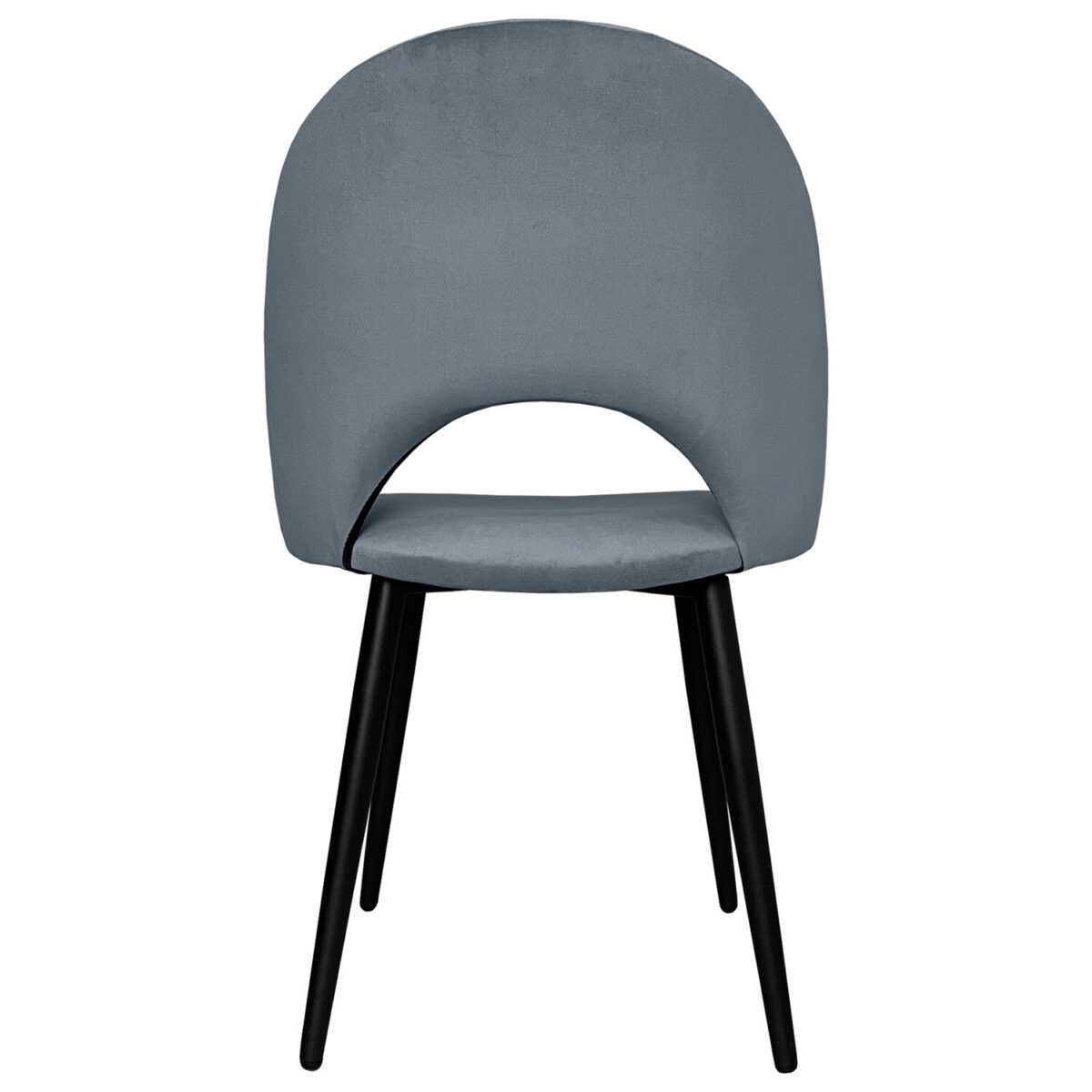 Стулья КОМПЛЕКТ 2 шт., "Luna CF-070", велюр серый, каркас металлический, усиленный, черный, BRABIX, 532770 — изображение 7