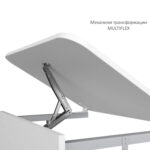 Стол-парта 1-местный, регулируемый угол, СУТ.54-01, 600х500х520-640 мм, рост 2-4, серый каркас, ЛДСП клён — изображение 8