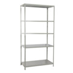 Полка к металлическому стеллажу BRABIX "MS/MS KD", 1000х500 мм, КОМПЛЕКТ 2 шт., с фурнитурой, 291124, S241BR205102 — изображение 3