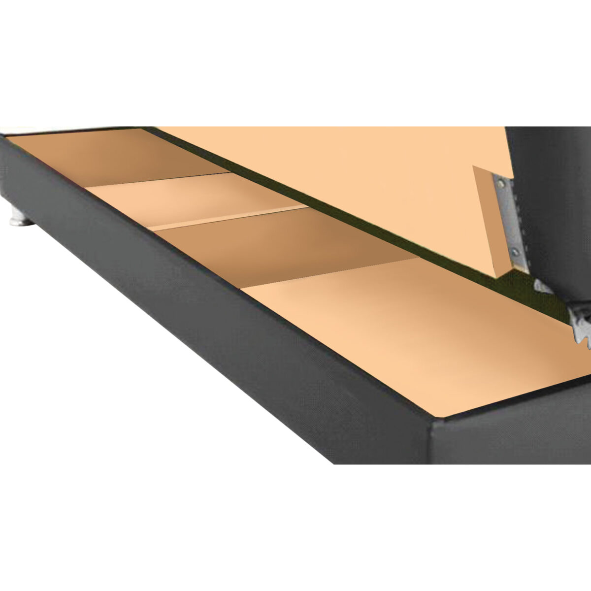 Диван мягкий раскладной "Модесто", 1900х900х820 мм, экокожа, черный — изображение 4