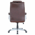 Кресло BRABIX PREMIUM "Phantom EX-553", рециклированная кожа, регулируемый подголовник, коричневое, 532941 — изображение 4