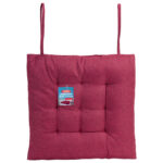 Подушка на стул "РОГОЖКА", 40x40 см, полиэстер, бордовая, PRIMILA (ПРИМИЛА) LUX, 700502 — изображение 2