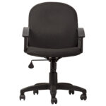 Кресло оператора "Компакт", СН 681, с подлокотниками, черное — изображение 3