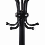 Вешалка-стойка "Ажур-2", 1,89 м, основание 46 см, 5 крючков, металл, черная — изображение 4