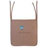 Подушка на стул плоская "РОГОЖКА" 37x37 см, полиэстер, коричневая, PRIMILA (ПРИМИЛА) STANDARD, 700509 — изображение 2