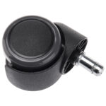 Колеса (ролики) BRABIX для кресла, прорезиненные, КОМПЛЕКТ 5 шт., шток d 11 мм, черные, в коробе, 532009 — изображение 6