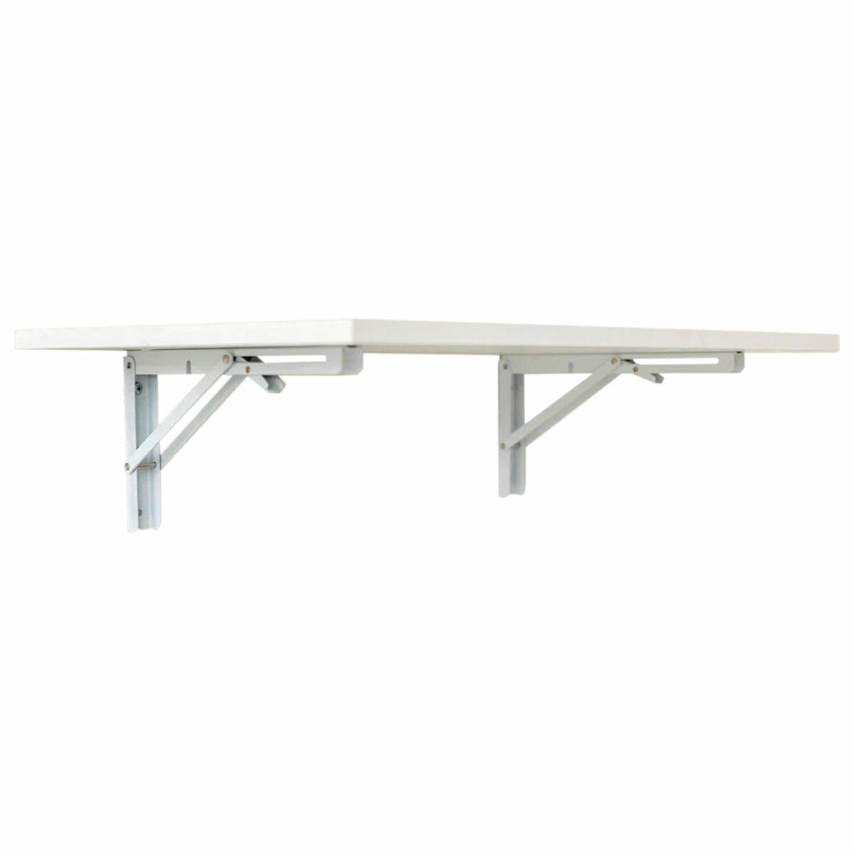 Стол настенный откидной "СЛКС", 600х380 мм, многофункциональный, ЛДСП белая — изображение 2