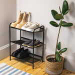 Полка для обуви "Женева-13", 450х270х600 мм, 3 полки, металл, чёрная, ПДО Ж13 Ч — изображение 4