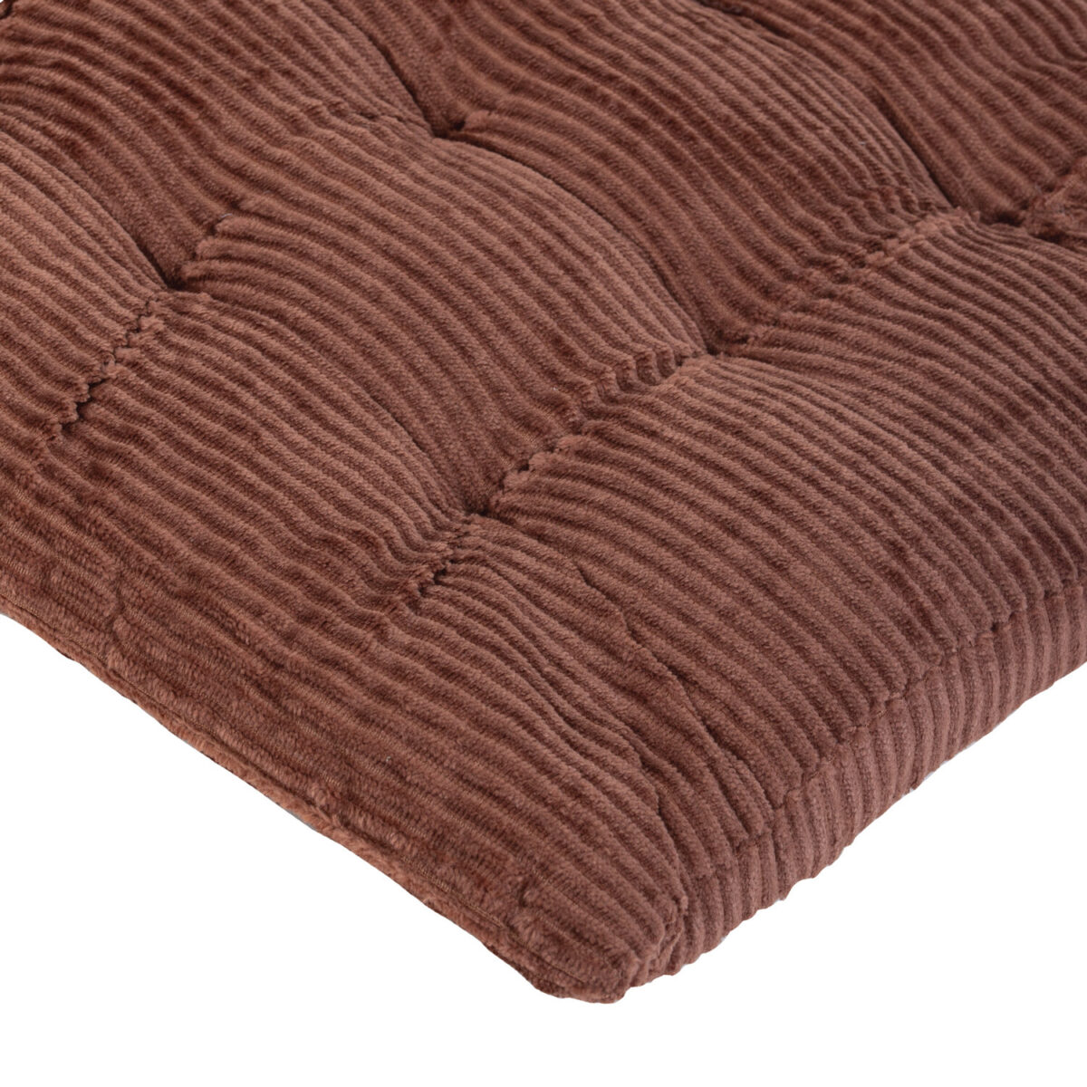 Подушка на стул "ВЕЛЬВЕТ" 38х38 см, полиэстер, коричневая, PRIMILA (ПРИМИЛА) CLASSIC, 700506 — изображение 4