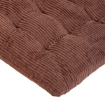 Подушка на стул "ВЕЛЬВЕТ" 38х38 см, полиэстер, коричневая, PRIMILA (ПРИМИЛА) CLASSIC, 700506 — изображение 4