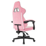 Кресло компьютерное BRABIX "Shooter GM-123", 2 подушки, ткань, розовое/серое, 533213 — изображение 5