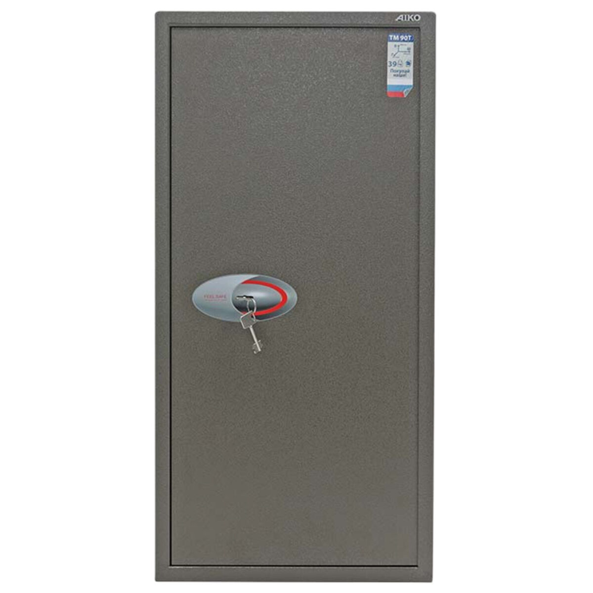 Сейф AIKO "ТМ-90Т" 900х440х355 мм, 39 кг, ключевой замок, трейзер, полка — изображение 2