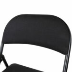 Стул складной BRABIX "Golf Plus CF-003 КОМФОРТ", чёрный каркас, чёрная ткань, 532889 — изображение 12
