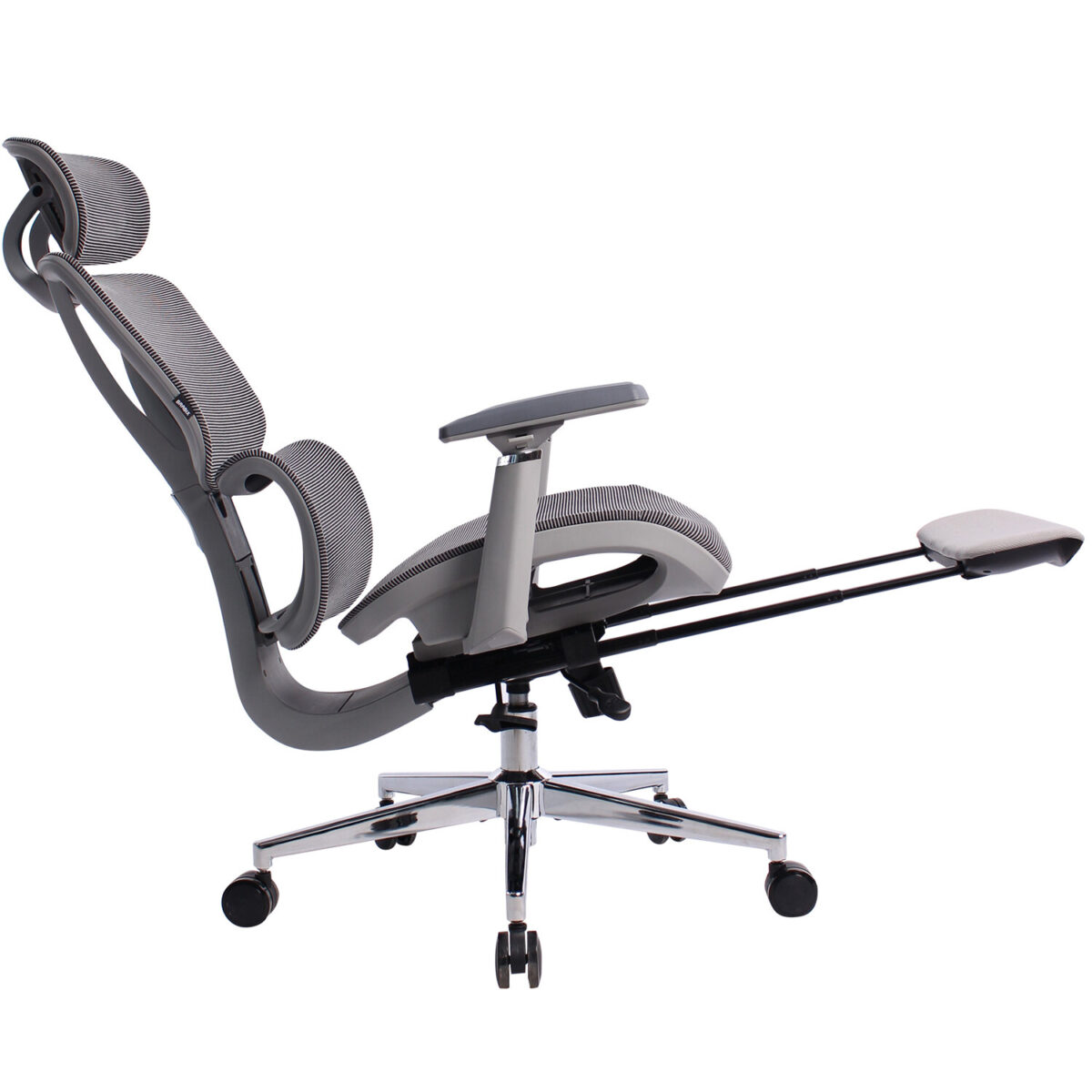 Кресло BRABIX PREMIUM "Evolution ER-700", подножка, слайдер, синхромеханизм, сетка, серое, 532948 — изображение 8