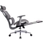 Кресло BRABIX PREMIUM "Evolution ER-700", подножка, слайдер, синхромеханизм, сетка, серое, 532948 — изображение 8