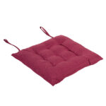 Подушка на стул "РОГОЖКА", 40x40 см, полиэстер, бордовая, PRIMILA (ПРИМИЛА) LUX, 700502