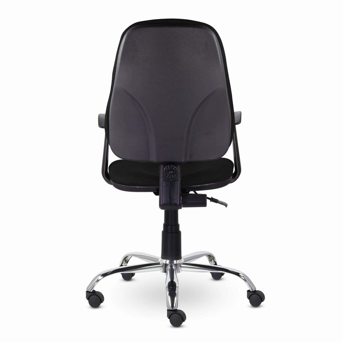 Кресло BRABIX "Comfort MG-322", хром, регулируемая эргономичная спинка, ткань, черное, 532558 — изображение 4