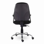 Кресло BRABIX "Comfort MG-322", хром, регулируемая эргономичная спинка, ткань, черное, 532558 — изображение 4