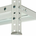 Стеллаж металлический BRABIX "MS Plus-185/30-4", 1850х1000х300 мм, 4 полки, регулируемые опоры, 291104, S241BR153402 — изображение 8