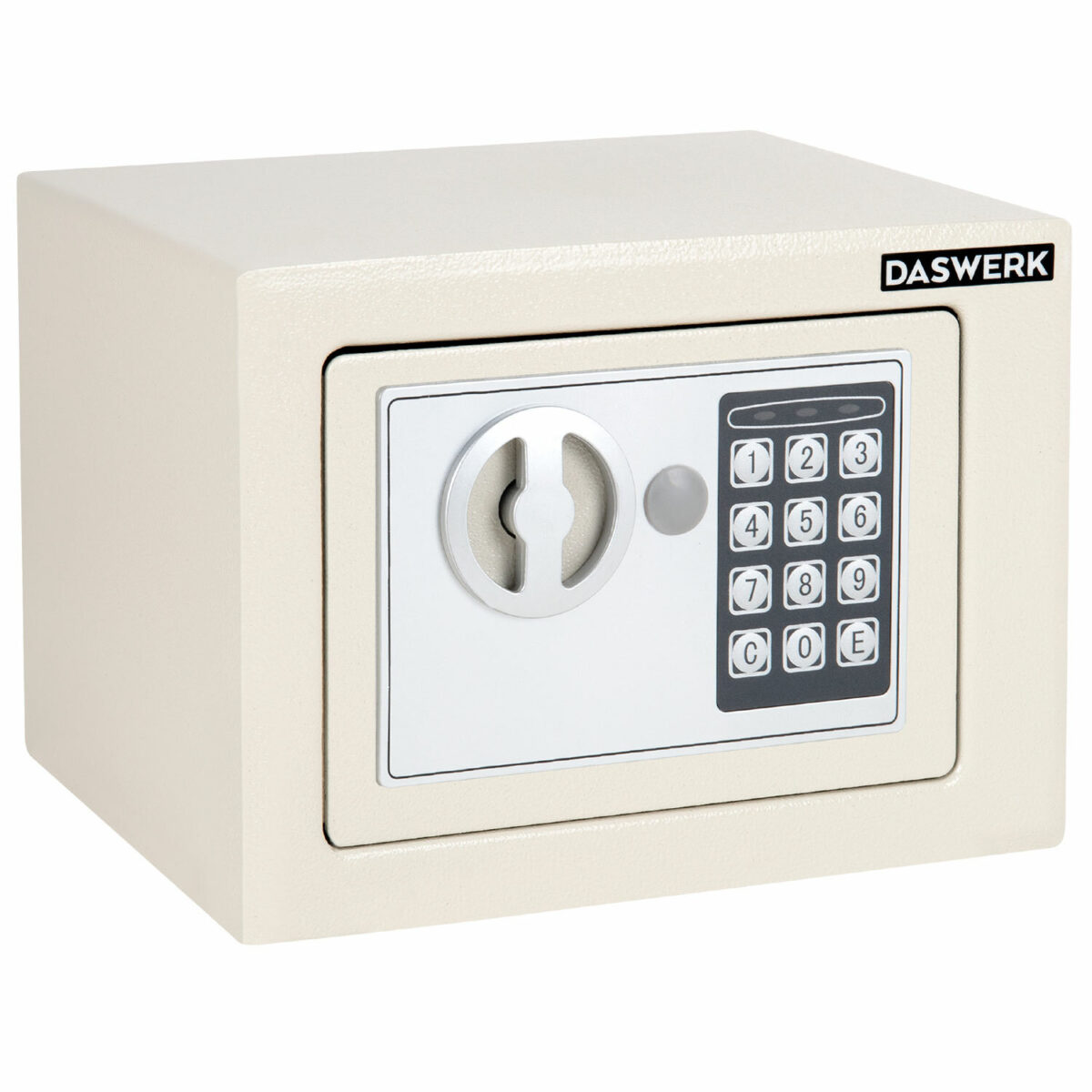 Сейф мебельный DASWERK (ДАСВЕРК) SC-170EL (170х230х170 мм), электронный замок, бежевый, 291340 — изображение 2