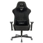 Кресло компьютерное Zombie VIKING KNIGHT, 2 подушки, ткань, черное, 1379928 — изображение 3