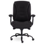 Кресло офисное "Ровер" CH-708, усиленное, НАГРУЗКА до 150 кг, ткань, черное — изображение 3