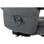 Кресло офисное CH-868MSG-BF, синхромеханизм, вибромодуль, подставка для ног, ткань, серое, 1998751 — изображение 11