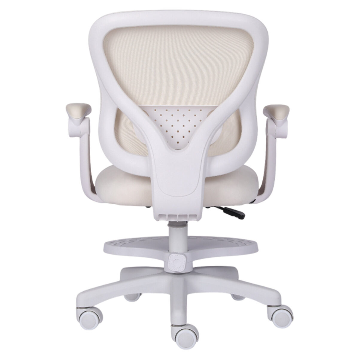 Кресло детское с подставкой для ног BRABIX "Sky MG-206", велюр, бежевое, 533156 — изображение 6