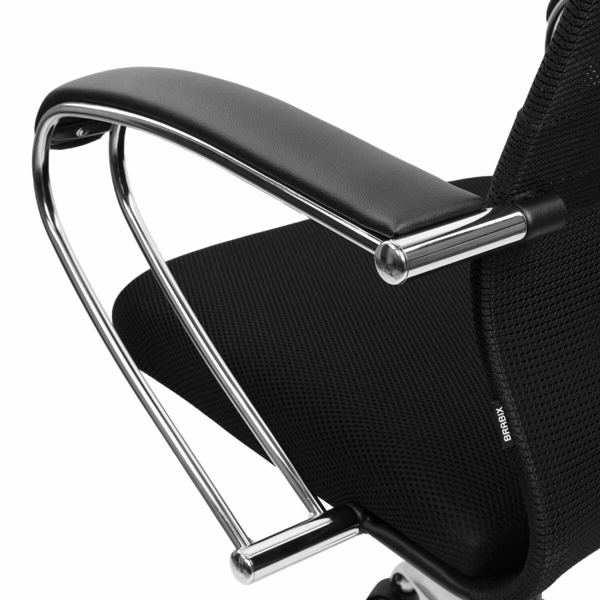 Кресло BRABIX PREMIUM "Ultimate EX-800" хром, плотная двойная сетка Х2, черное, 532911 — изображение 11