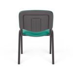 Стул для персонала и посетителей "ИЗО", черный каркас, ткань зеленая, В-27/С-34 — изображение 6