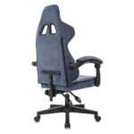 Кресло компьютерное BRABIX "Shooter GM-123", 2 подушки, ткань, синее/серое, 533212 — изображение 5