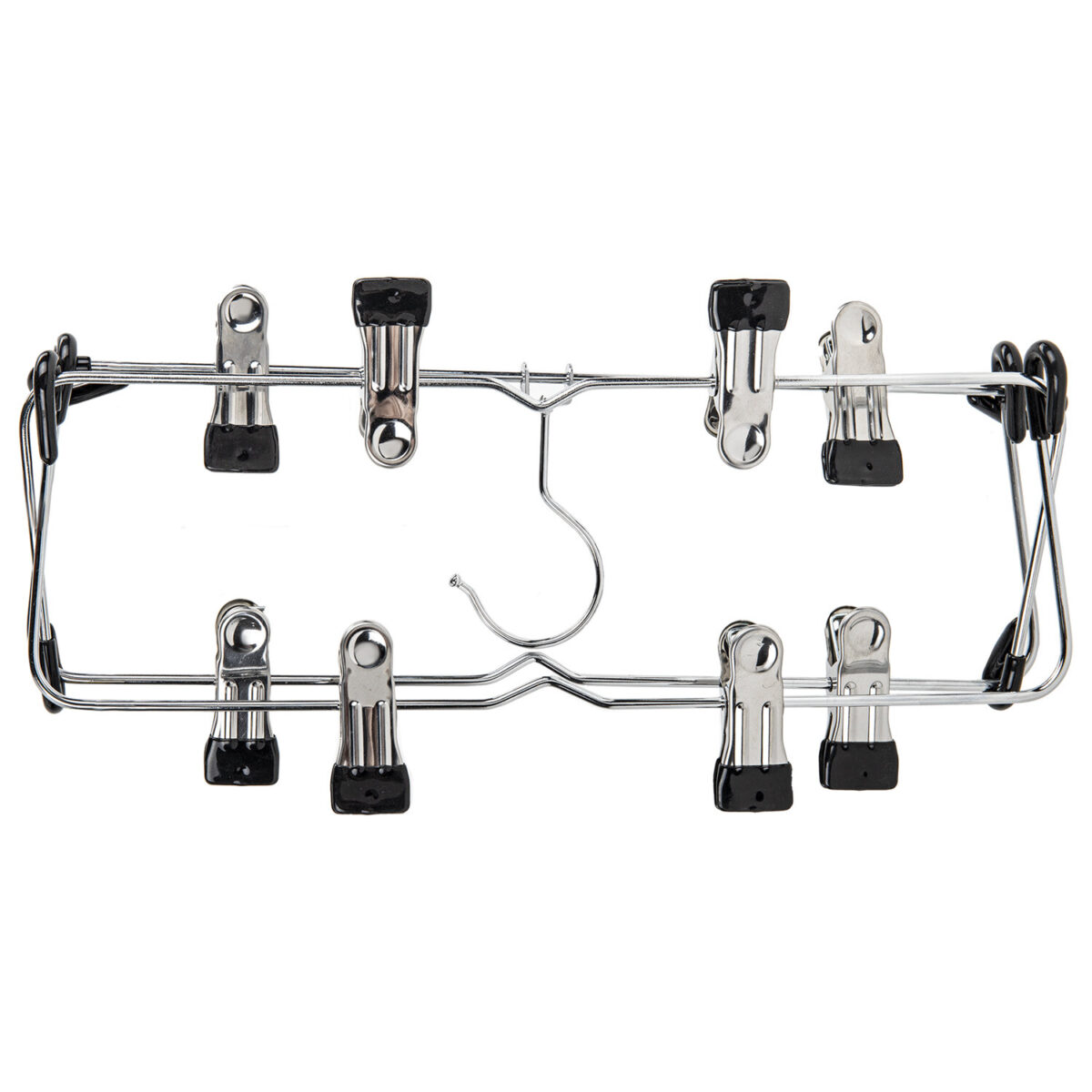 Вешалка-плечики качели, 4 секции, металлическая, с клипсами для юбок и брюк, BRABIX, 607472 — изображение 5