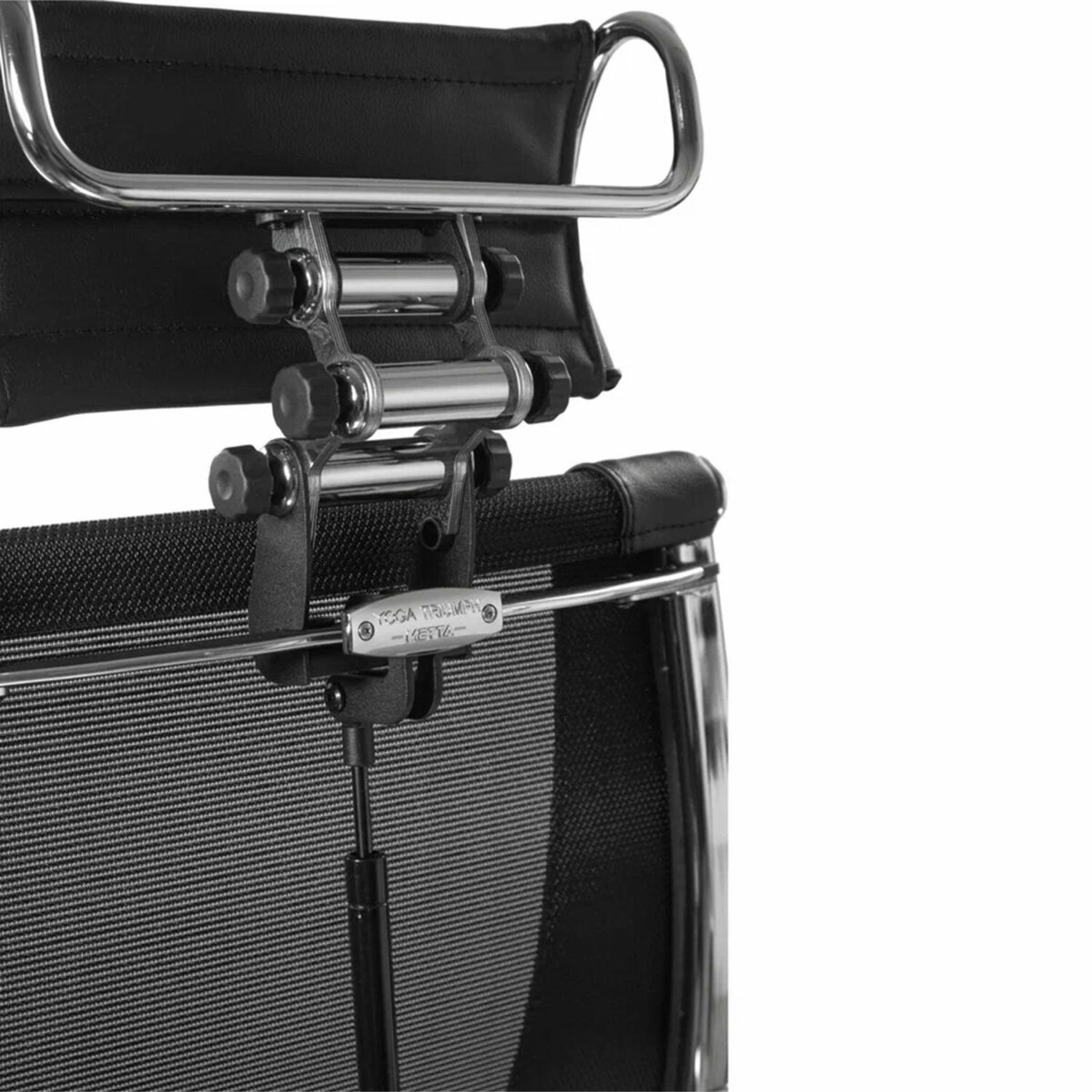 Кресло МЕТТА "YOGA" Y 4DT B2-14D, адаптивная спинка, 3D-подголовник, сверхпрочная сетка, черное — изображение 12