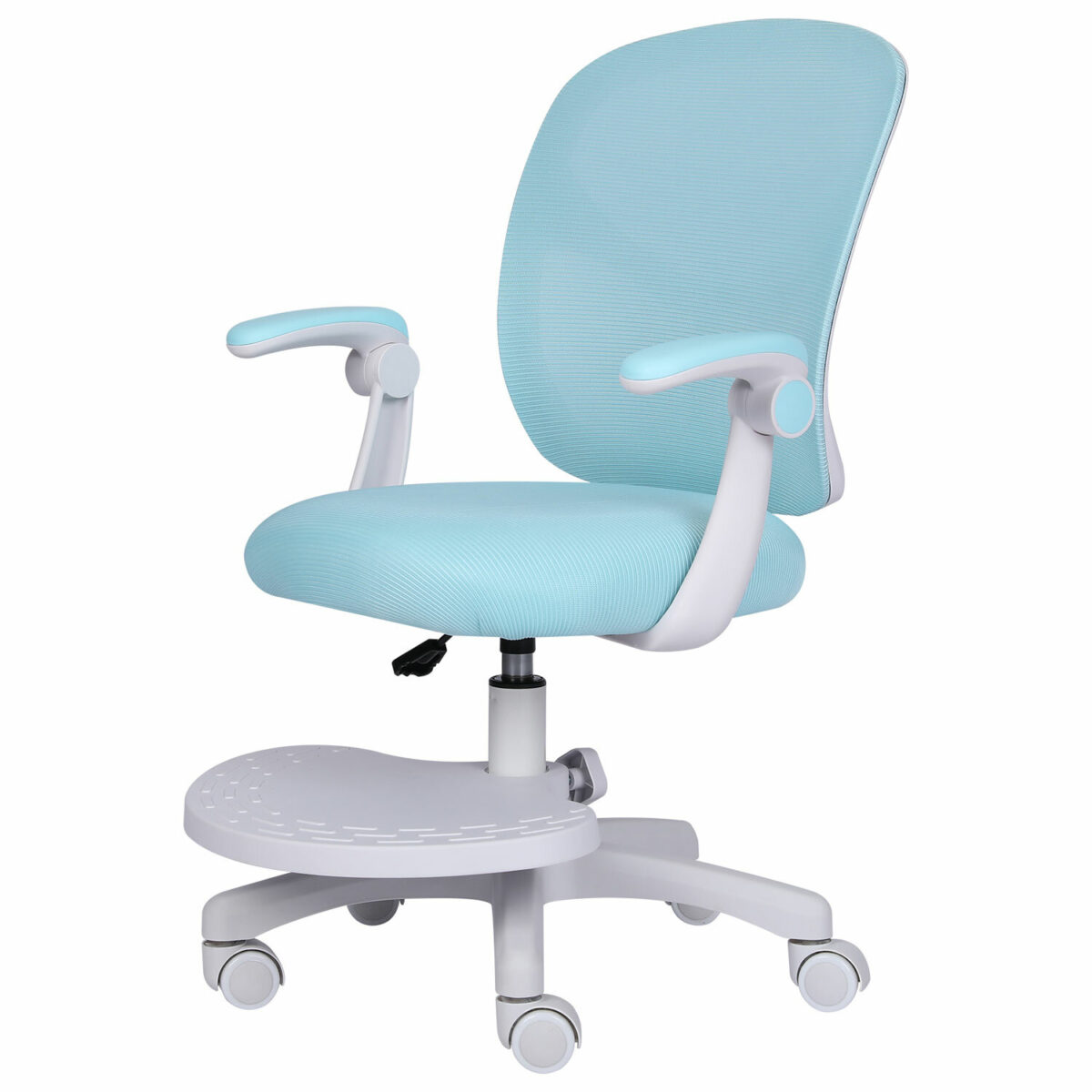 Кресло детское с подставкой для ног BRABIX "Toy MG-205", сетка/ткань TW, голубое, 533152 — изображение 14