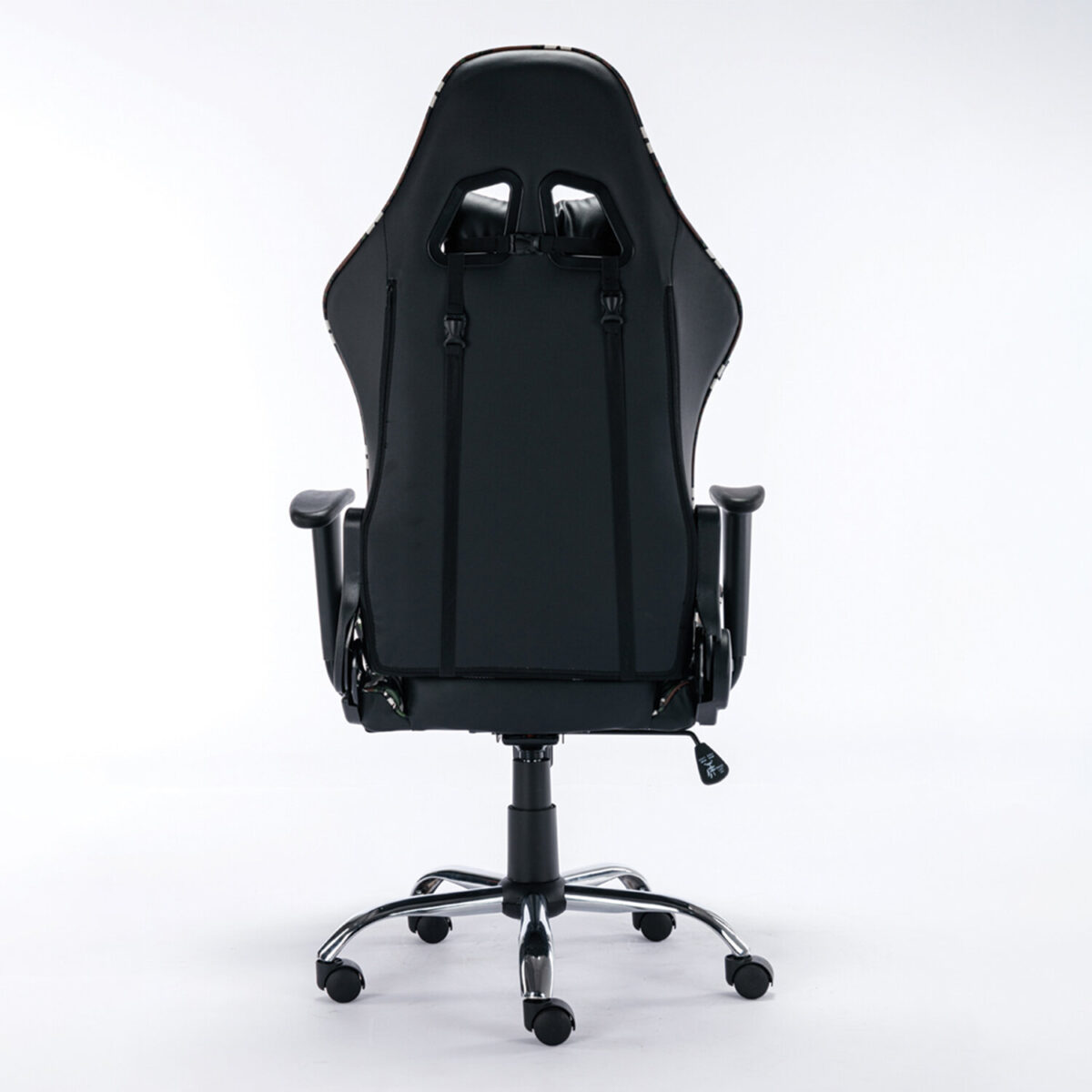 Кресло компьютерное BRABIX "Military GM-140", две подушки, экокожа, черное с рисунком милитари, 532802 — изображение 4