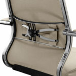 Кресло офисное МЕТТА "SAMURAI" KL-1, экокожа, бежевое — изображение 11