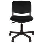 Кресло КР09, без подлокотников, кожзаменитель, черное, КР01.00.09-201- — изображение 4