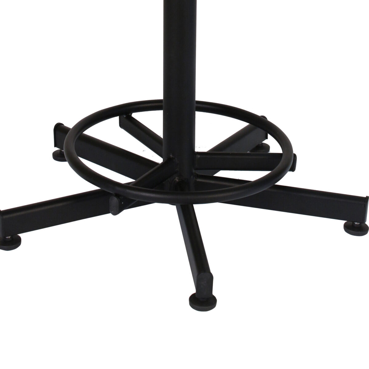 Стул кресло кассира, ресепшен РС37, на винте, без подлокотников, кожзам, черное — изображение 7