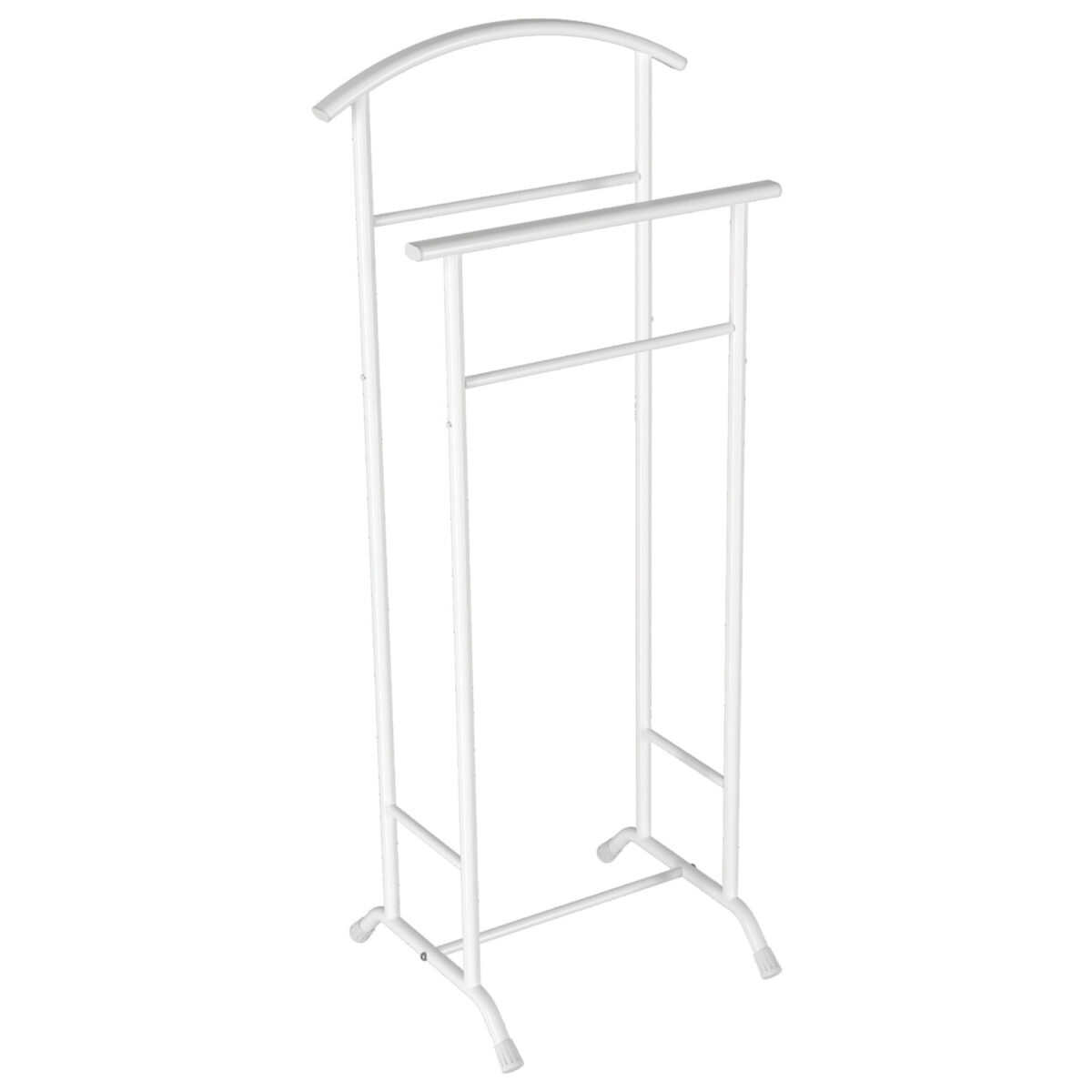 Вешалка-стойка костюмная "Стиль-3", 1080х470х350 мм, металл, белая, ВНП 300 Б — изображение 1
