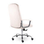 Кресло офисное "Бостон", CH-277, хром, ткань, бежевый (M-11) — изображение 5