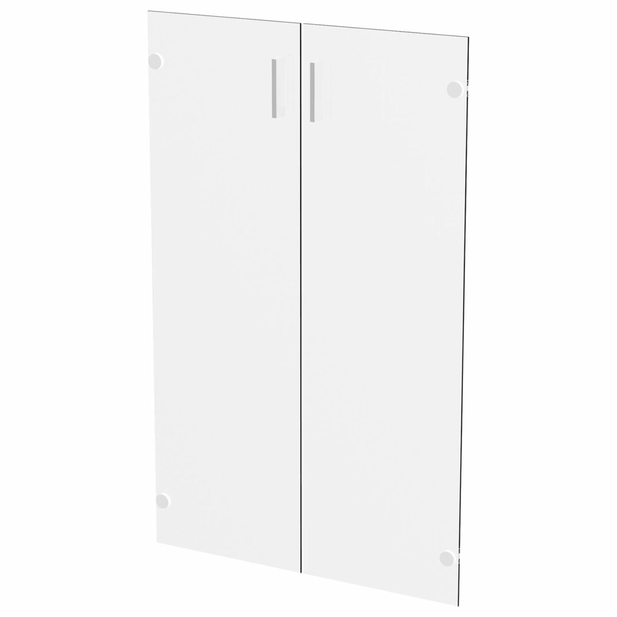 Дверь СТЕКЛО прозрачное "Арго", КОМПЛЕКТ 2 шт., 355х4х1150 мм, БЕЗ ФУРНИТУРЫ — изображение 1