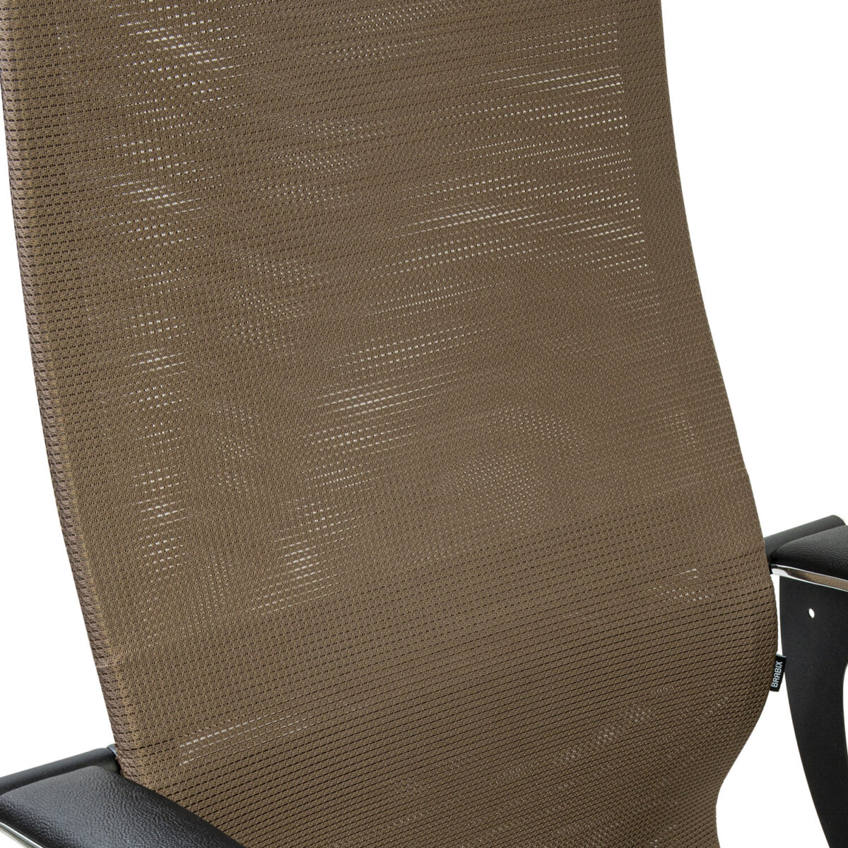 Кресло BRABIX PREMIUM "Ultimate EX-801" хром, плотная двойная сетка Х2, черное/коричневое, 532920 — изображение 16