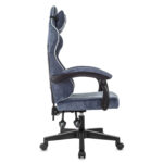 Кресло компьютерное BRABIX "Shooter GM-123", 2 подушки, ткань, синее/серое, 533212 — изображение 6