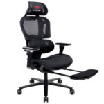 Кресло ATRONE (АТРОН) "Optimus ER-707", адаптивный механизм со слайдером, сетка, черный/серый, 532967 — изображение 10