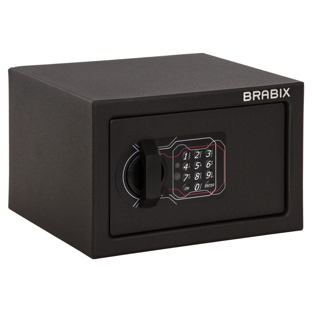 Сейф мебельный BRABIX "SF-170EL", 170х260х230 мм, электронный замок, черный, 291143, S103BR210614 — изображение 2