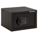 Сейф мебельный BRABIX "SF-170EL", 170х260х230 мм, электронный замок, черный, 291143, S103BR210614 — изображение 2