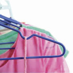 Вешалки-плечики, размер 48-50, КОМПЛЕКТ 10 шт., металл/ПВХ, перекладина, цвет синий, BRABIX "Стандарт", 601166 — изображение 9