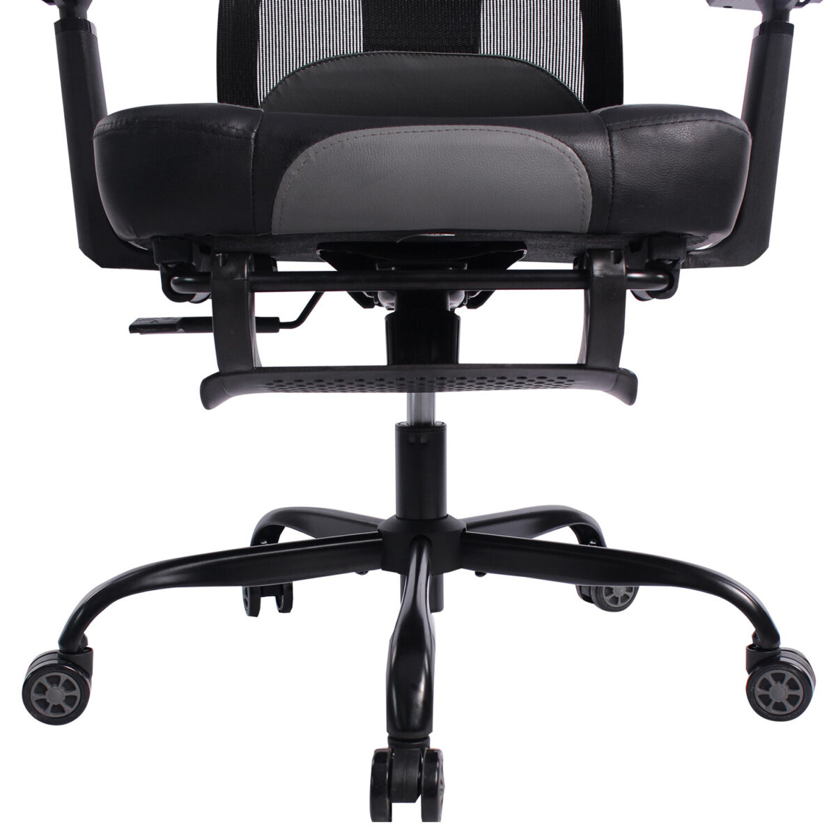 Кресло BRABIX PREMIUM "Venom GM-530", подножка, синхромеханизм, экокожа/сетка, черное/серое, 532951 — изображение 6