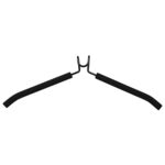 Вешалка-плечики трансформер 2 КОМПЛЕКТА (10 плечиков) металл с покрытием, черные, BRABIX, 880785 — изображение 4