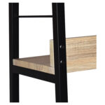 Стеллаж на металлокаркасе BRABIX "LOFT SH-003", 600х350х1500 мм, 5 полок, цвет дуб натуральный, 641236 — изображение 12